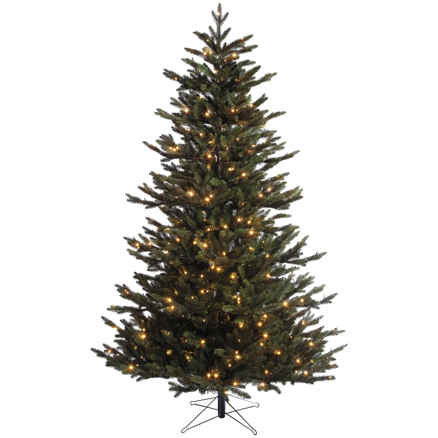 Edelman - Weihnachtsbaum „BB Naturals lit“, baumförmig, Ø 127 cm, grün