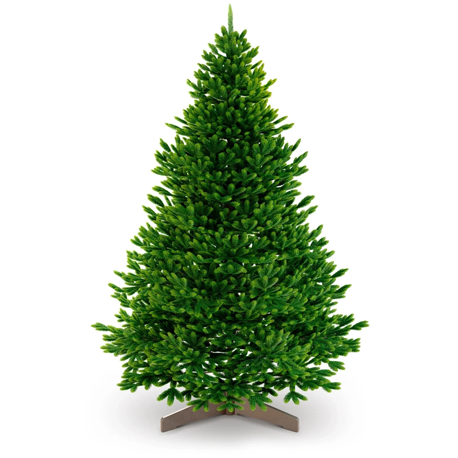 ArtiTree - Weihnachtsbaum „Premium Tanne“ mit Holzständer, 240 cm