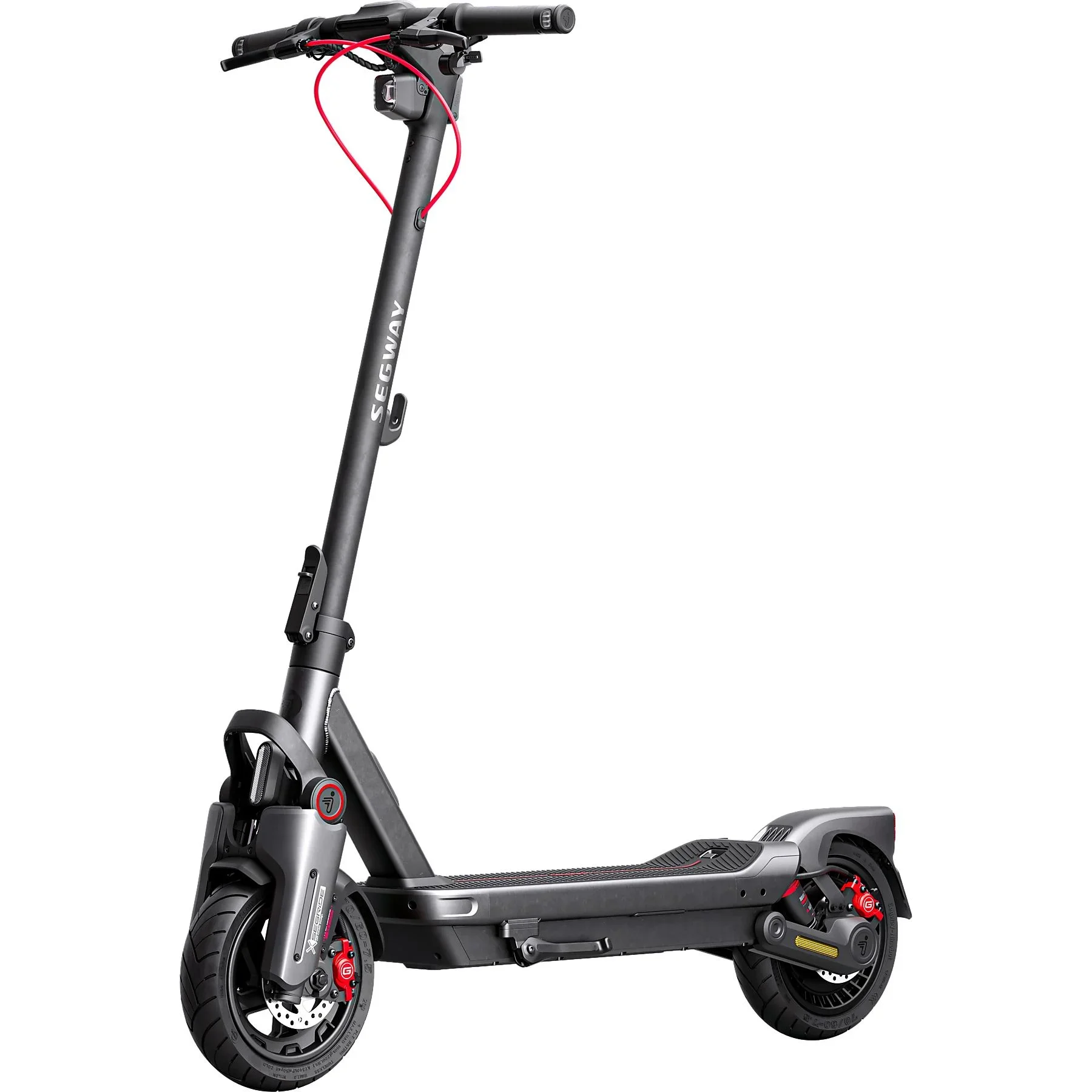 SEGWAY Ninebot MAX G3 D E-Scooter – 11 Zoll, Schwarz/Silber/Rot