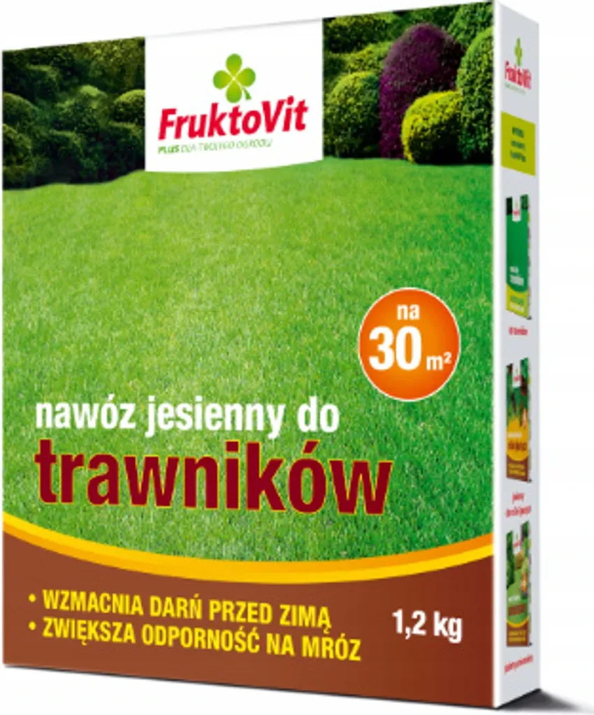 Fruktovit Herbstdünger für Rasen – 1,2 kg Karton (Granulat)