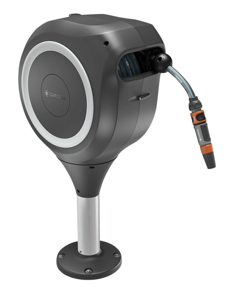 Gardena Terrassen-Schlauchbox RollUp M mit 20 m Schlauch automatisches Aufrollen
