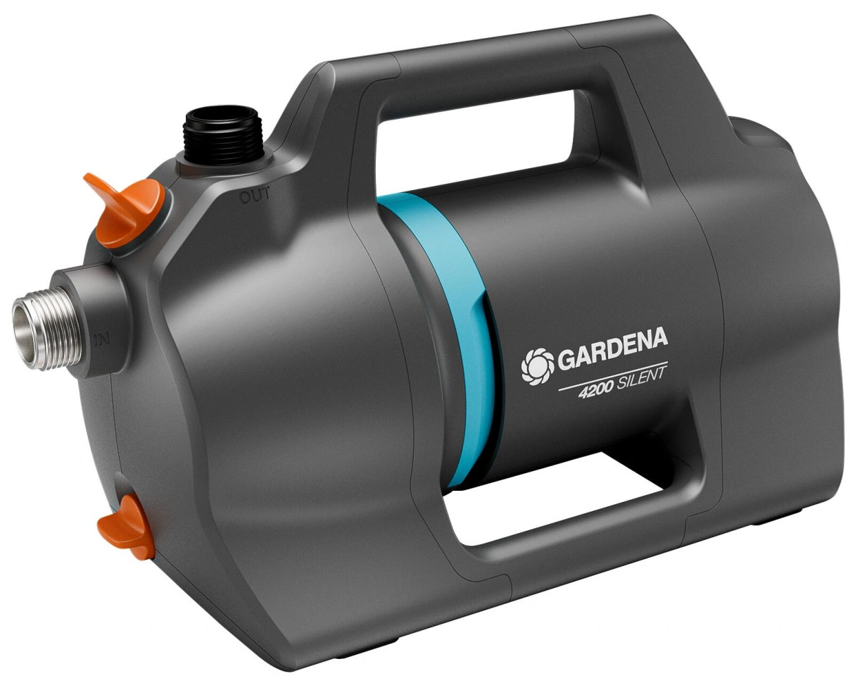 Gardena Gartenpumpe 4200 Silent max. Fördermenge 4.200 l/h, 600 Watt
