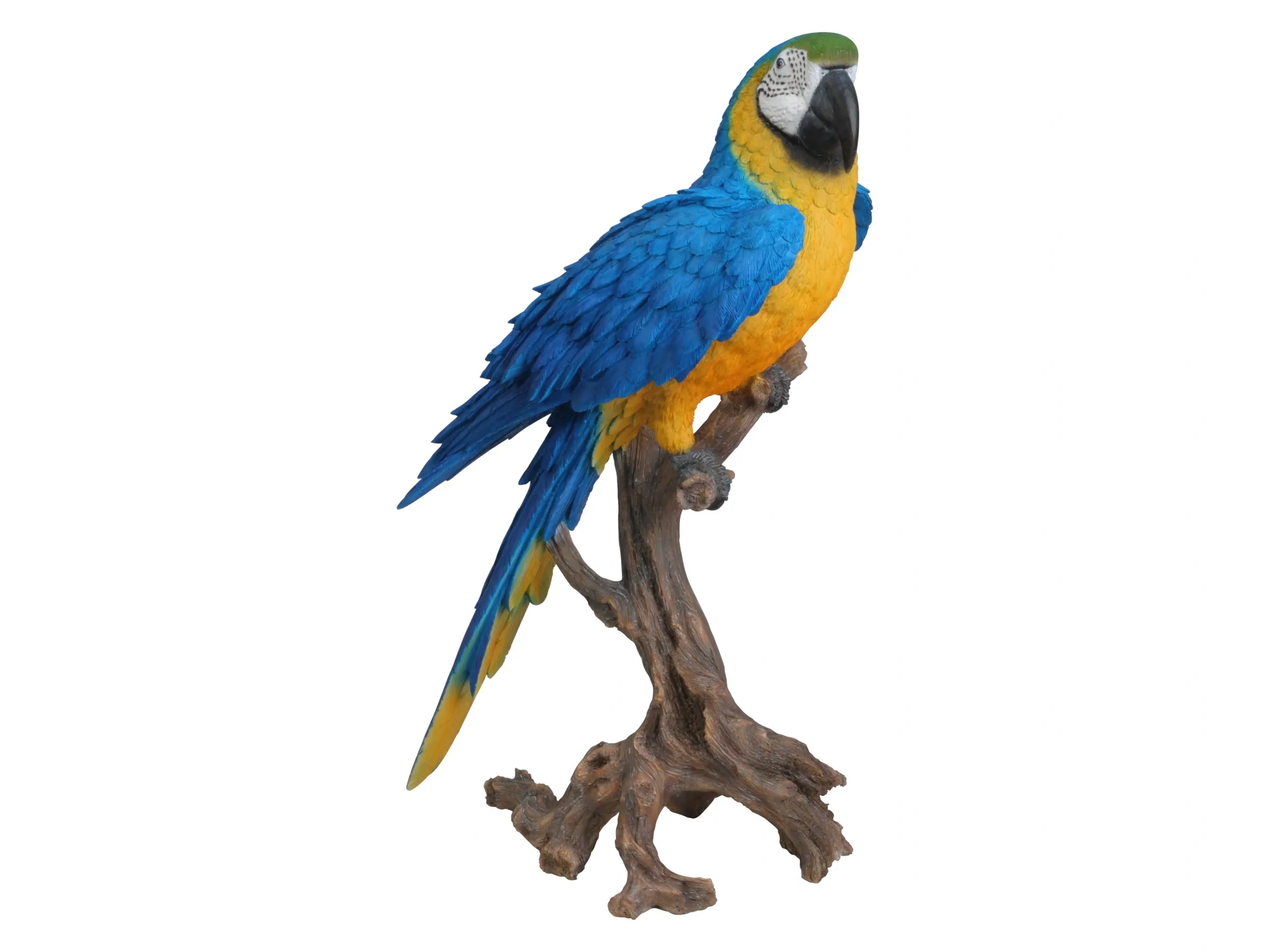 Deko-Figur Vogel Papagei 70 cm Blau