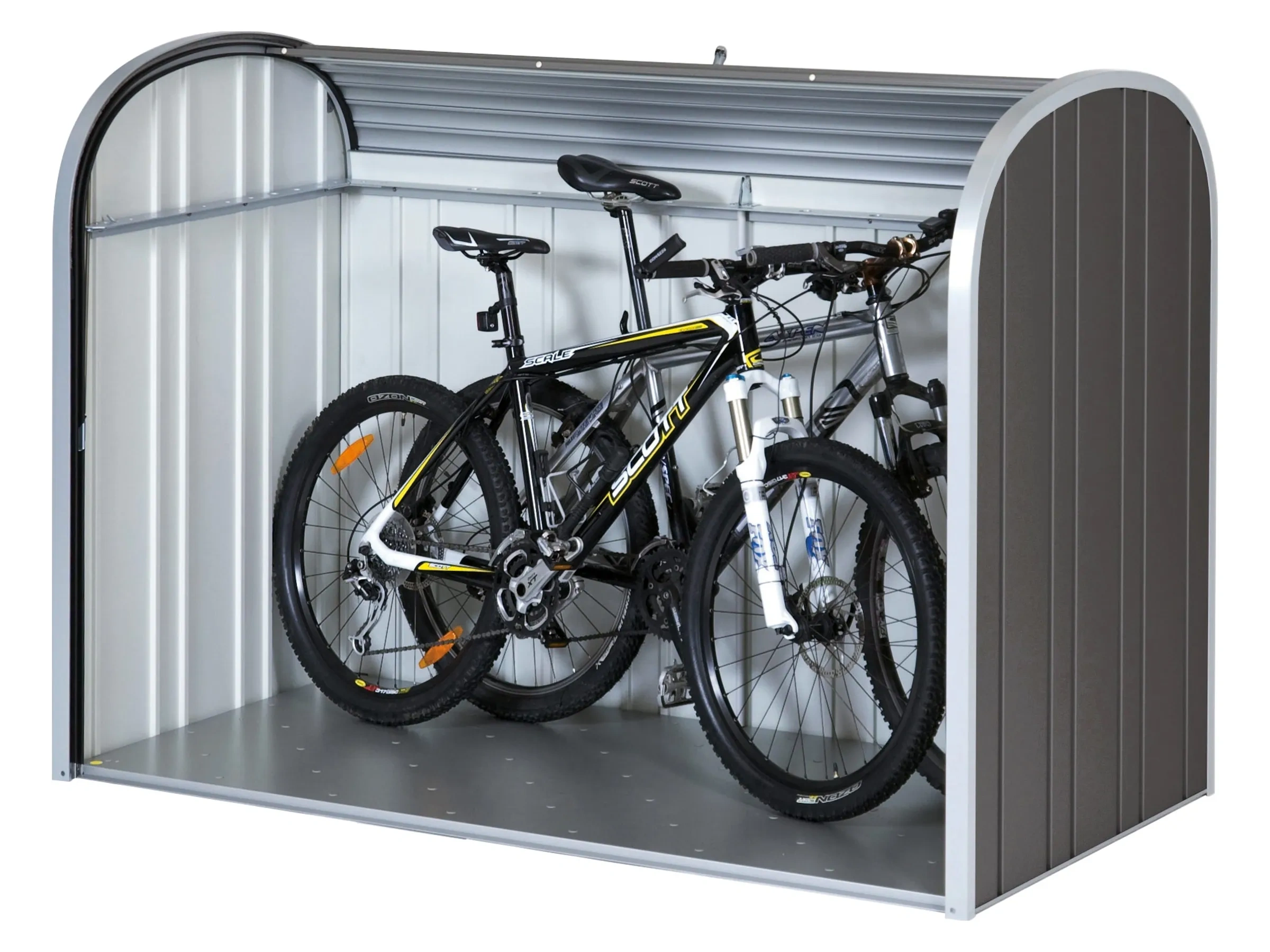 Biohort Garten-Aufbewahrungsbox StoreMax 190 – Dunkelgrau Metallic