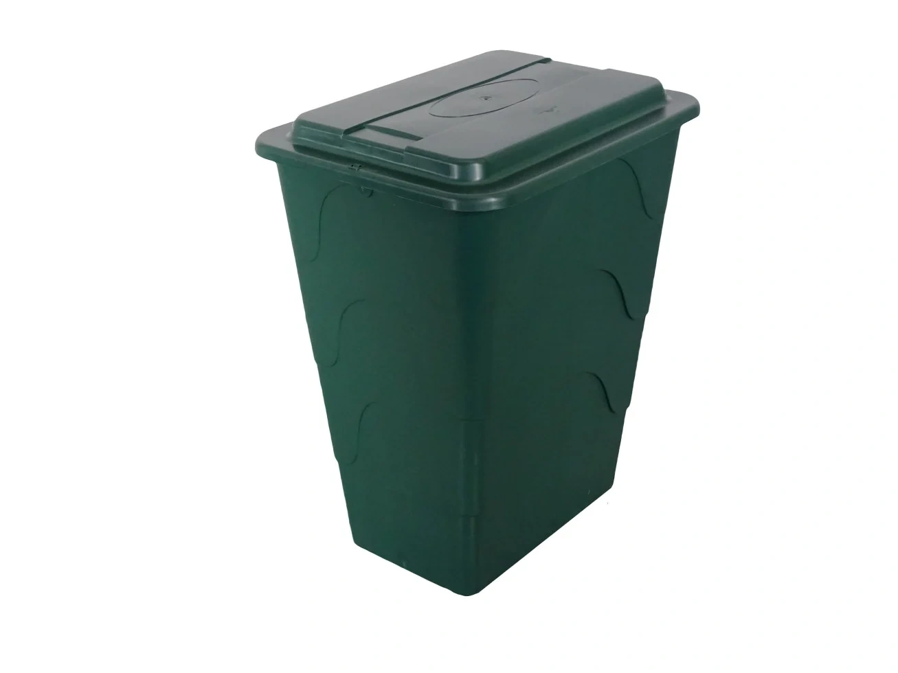 TrendLine Regentonne eckig mit Deckel und Hahn 280 L grün